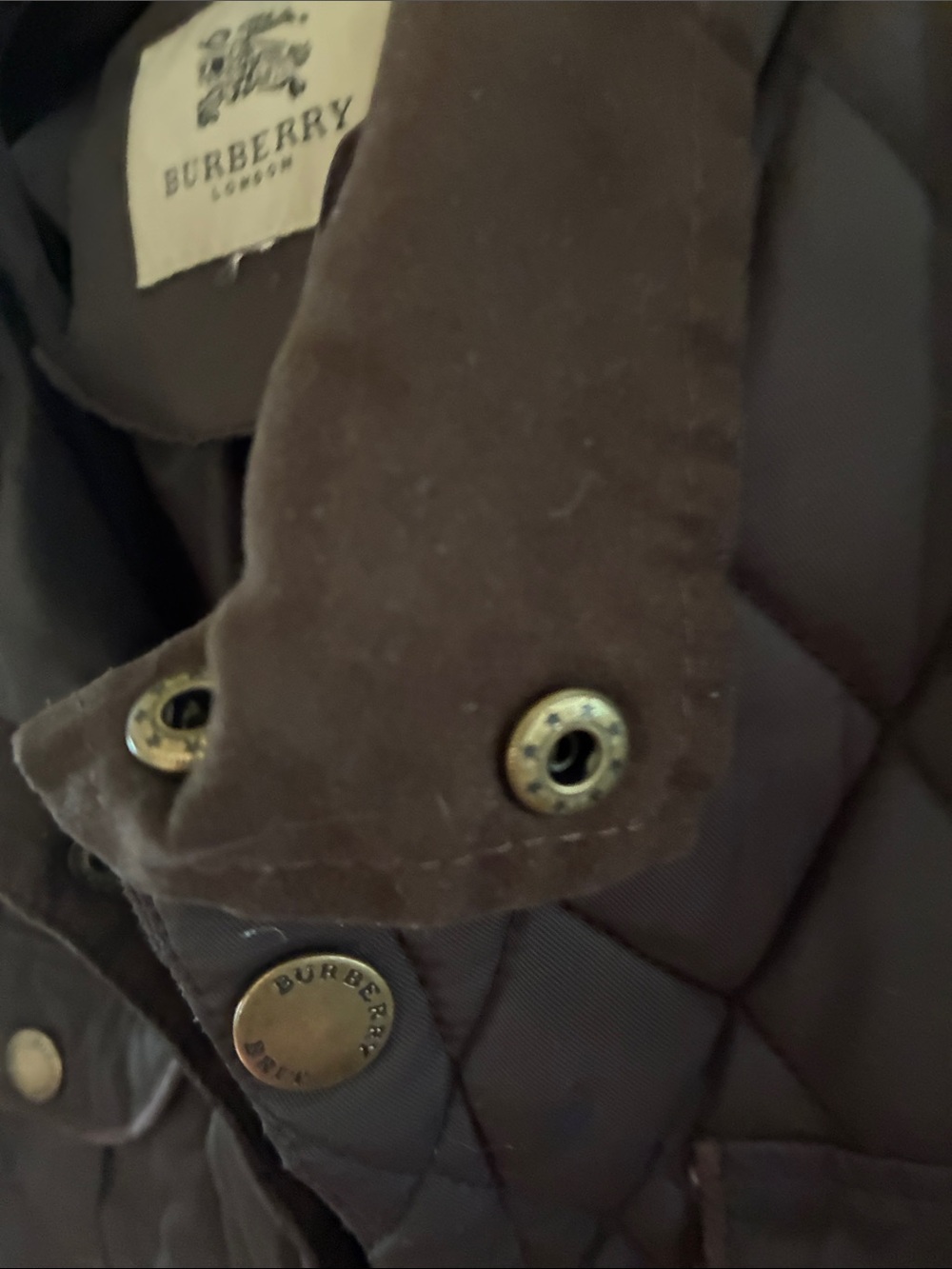 Burberry Quilted Puffer Jacket in Dark Brown - Picture 4 of 10